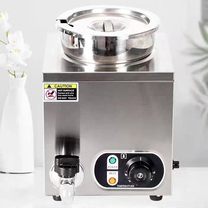 Bain Marie Food Warmer - سخان حساء كهربائي تجاري من الفولاذ
