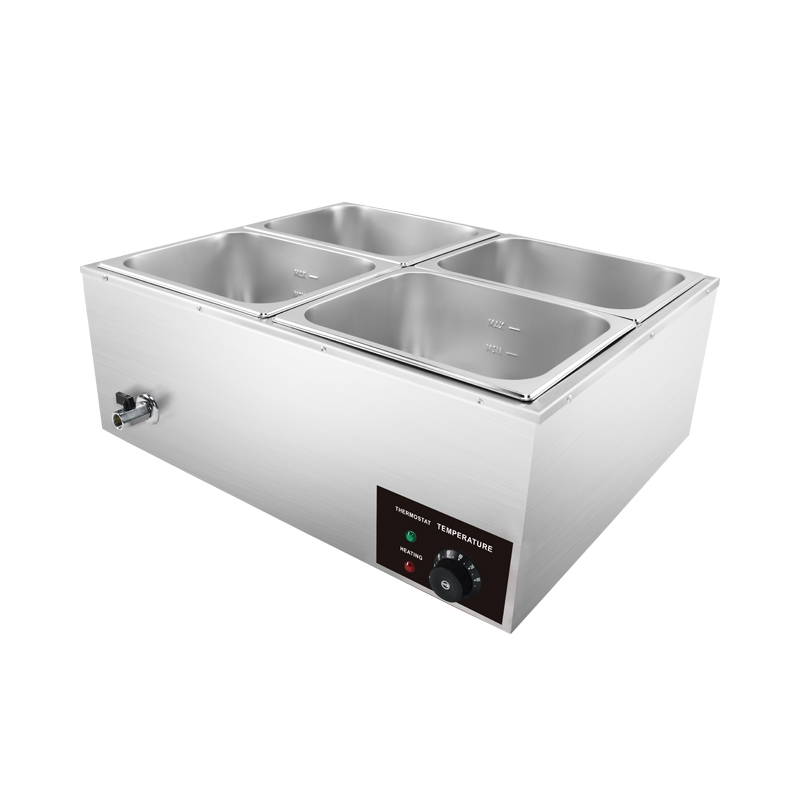 Bain Marie Food Warmer - معدات تقديم الطعام التجارية الصف الفولاذ