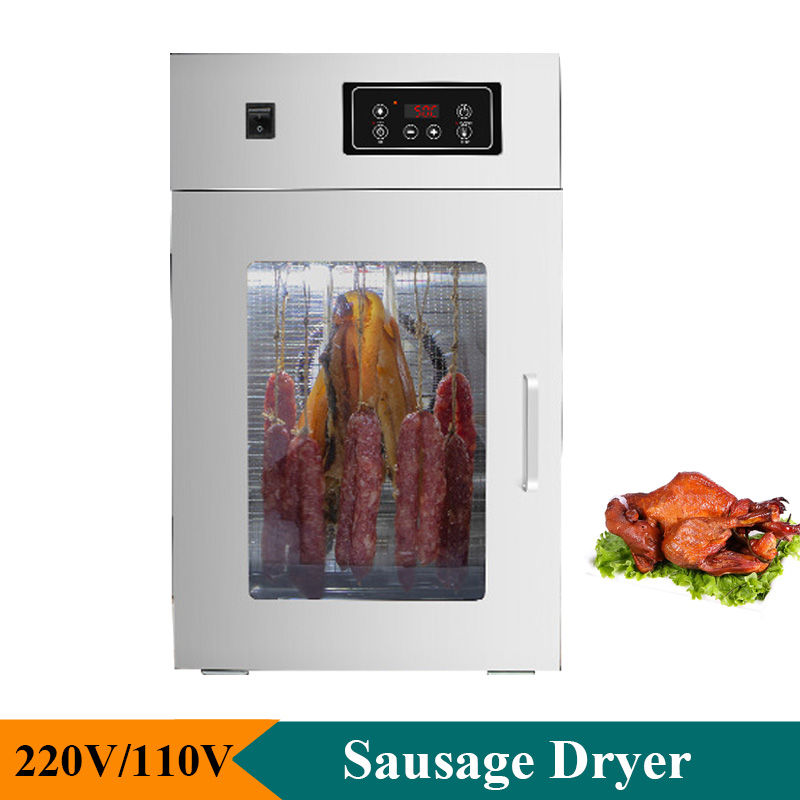 Commercial Food Dehydrator - ماكينة تجفيف السجق المنزلية الكهربائية 220