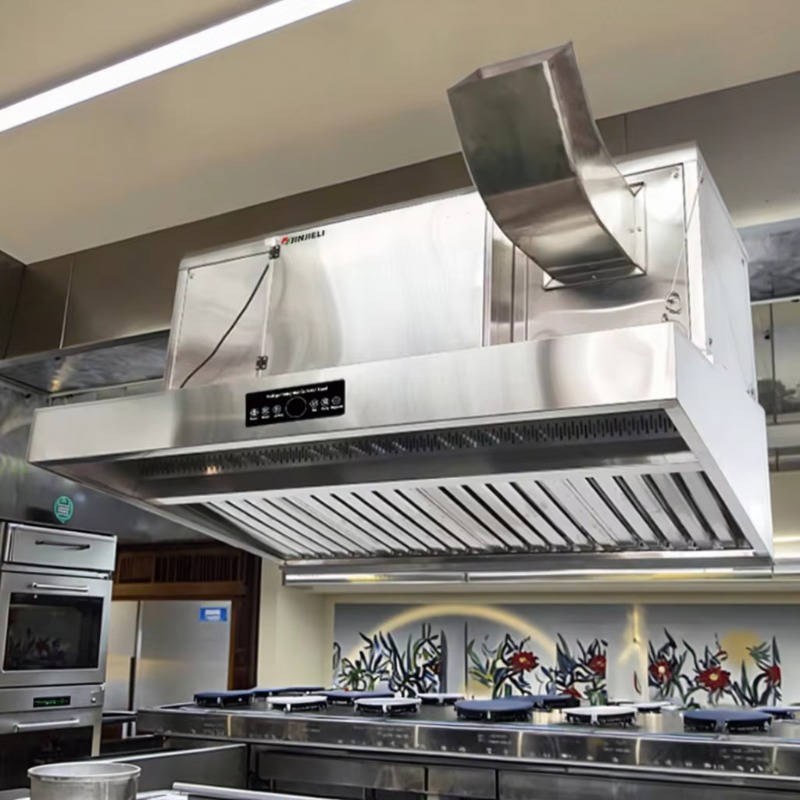 Commercial Kitchen Hood Cleaning - شفاط مطبخ تجاري من الفولاذ المقاوم
