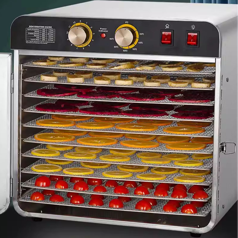 Commercial Food Dehydrator - جهاز تجفيف الطعام من الفولاذ المقاوم