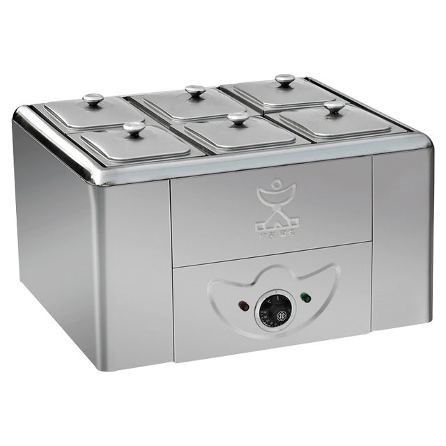 خزانة عرض تجارية لتسخين الطعام - مراجعة Bain Marie Food Warmer وسعره