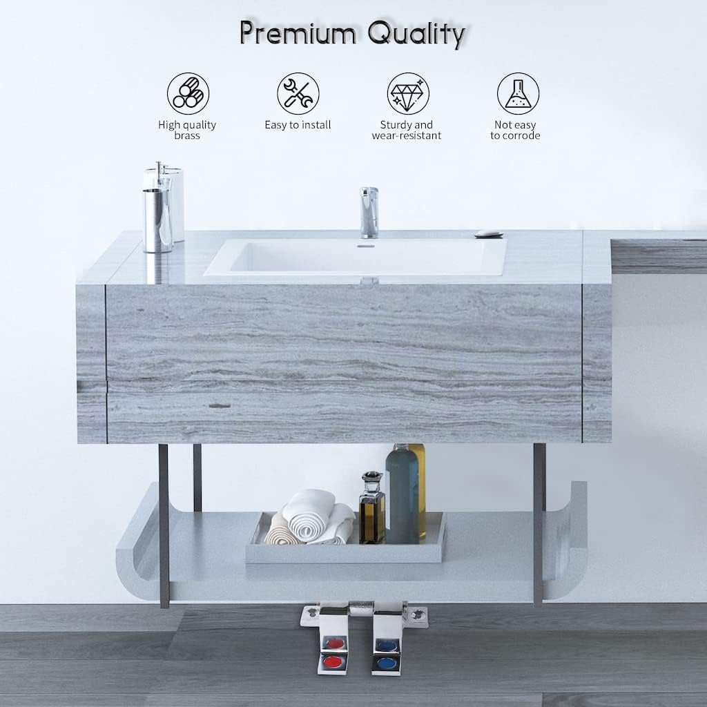 صمام دواسة نحاسي بمقبضين للماء - مراجعة Commercial Kitchen Design وسعره