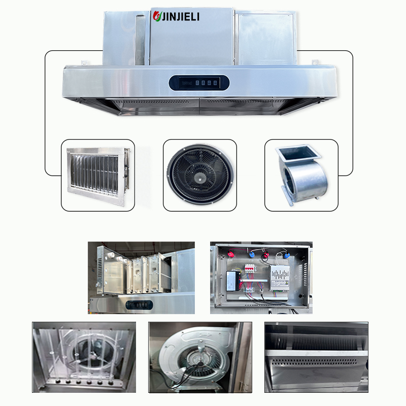 منظف هواء كهروستاتيكي ESP بمعد - مراجعة Commercial Kitchen Chimney وسعره