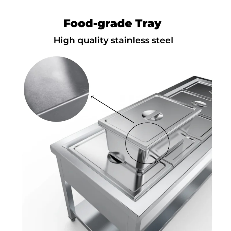 سخان طعام ستانلس ستيل بن ماري، - مراجعة Bain Marie Food Warmer وسعره