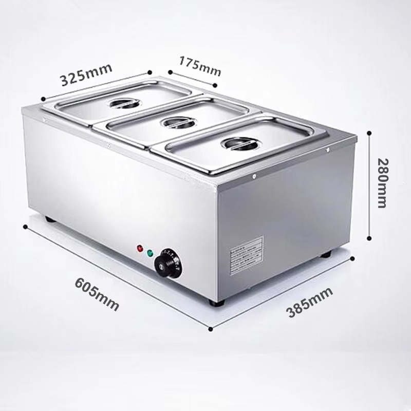 معدات مطبخ ذكية للتحكم في درجة - مراجعة Bain Marie Food Warmer وسعره