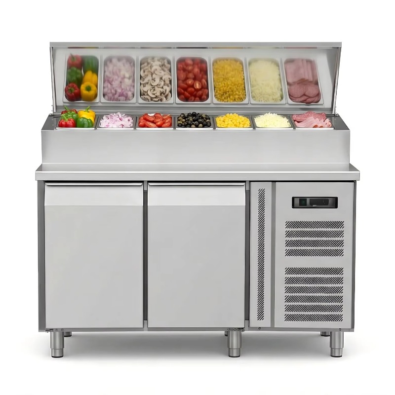 ثلاجة تحضير السندويتشات والبيت - مراجعة Commercial Kitchen Fridge وسعره