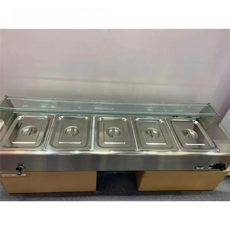 سخان طعام تجاري يعمل بالغاز من - مراجعة Bain Marie Food Warmer وسعره