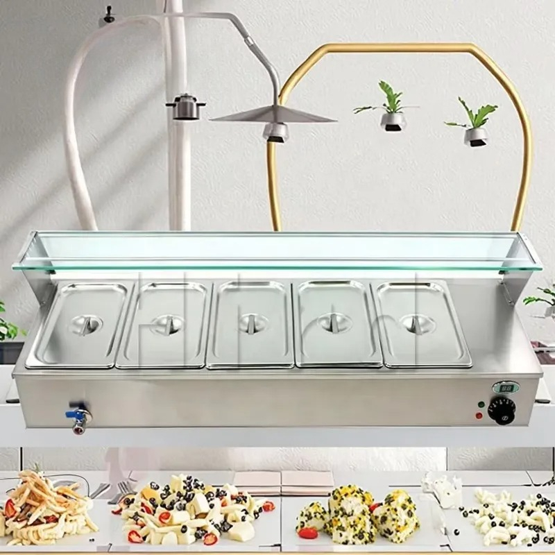 سخان طعام تجاري يعمل بالغاز من - مراجعة Bain Marie Food Warmer وسعره