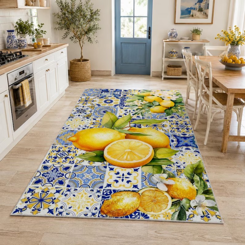 سجادة صيفية مشرقة بتصميم الليم - مراجعة Commercial Kitchen Tile Flooring وسعره