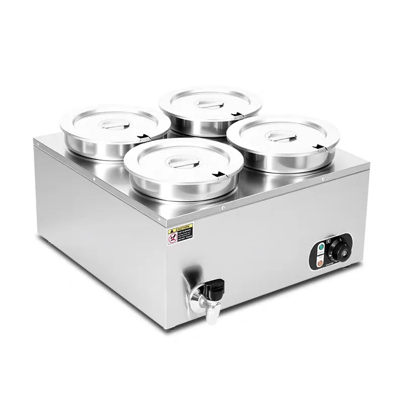 سخان حساء كهربائي تجاري من الف - مراجعة Bain Marie Food Warmer وسعره