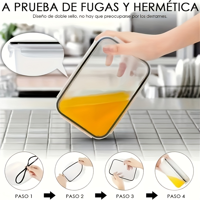 مجموعة من 8 قطع تشمل 4 حاويات  - مراجعة Commercial Kitchen Organization وسعره