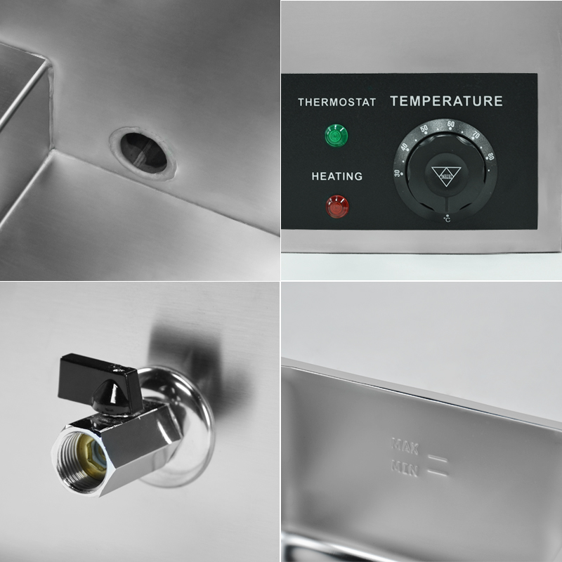 معدات تقديم الطعام التجارية ال - مراجعة Bain Marie Food Warmer وسعره