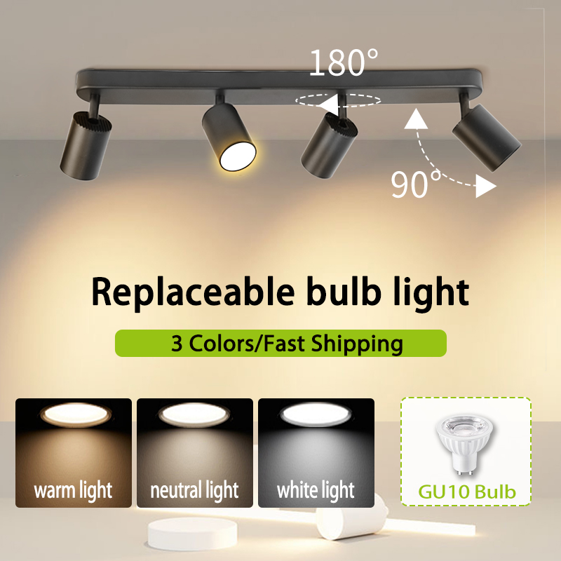 GU10 LED أضواء المسارات الأضوا - مراجعة Commercial Kitchen Ceiling وسعره