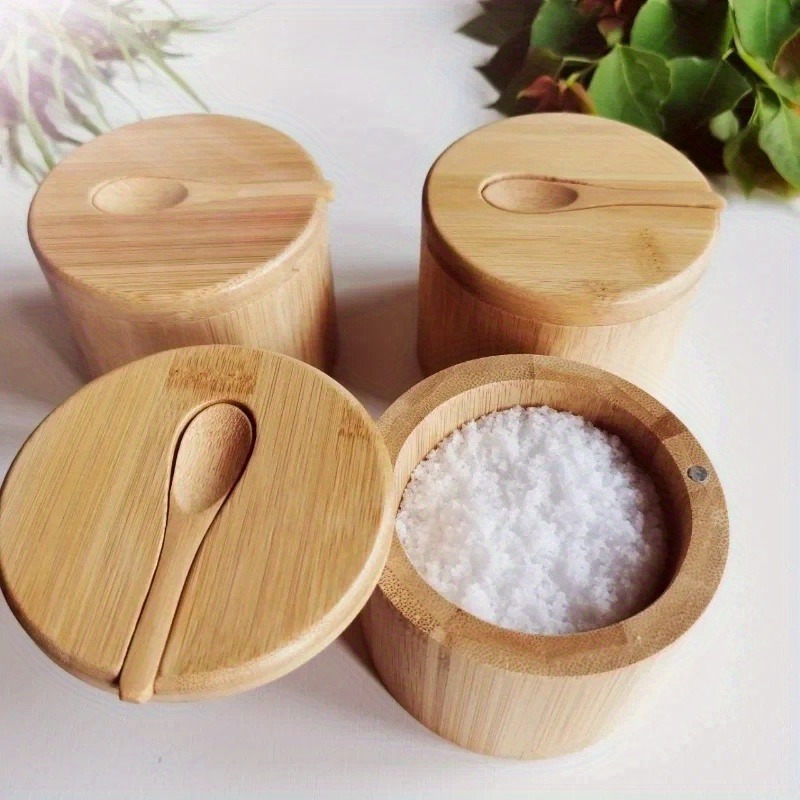 مجموعة أوعية توابل من الخيزران - مراجعة Commercial Kitchen Organization وسعره