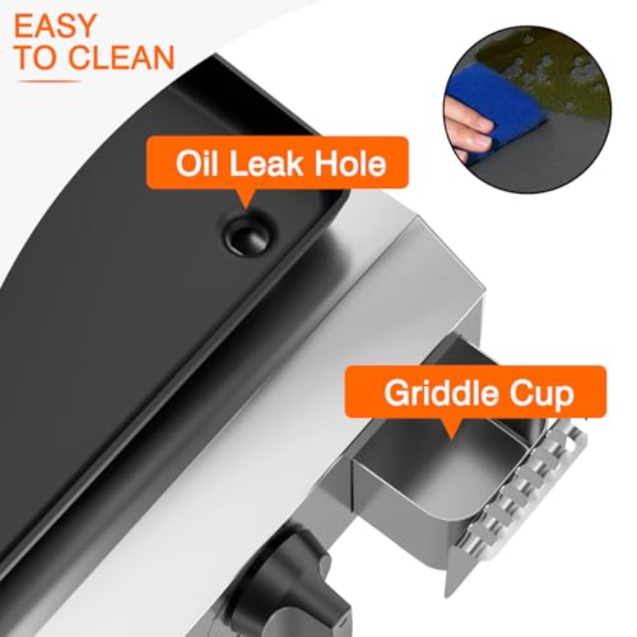 شواية غاز محمولة بـ 4 شعلات مع - مراجعة Electric Griddle Flat Top وسعره
