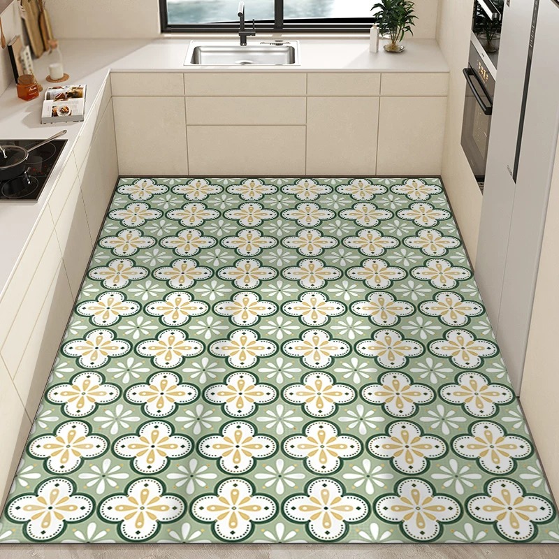 سجادة مطبخ من البي في سي مقاوم - مراجعة Commercial Kitchen Tile Flooring وسعره