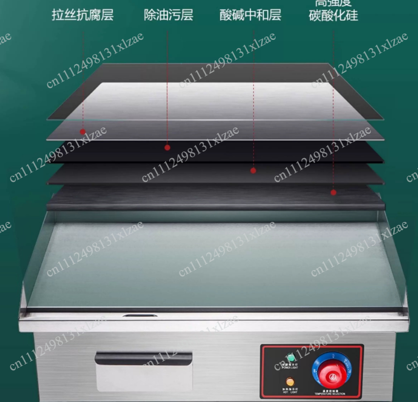 شواية كهربائية مسطحة 220 فولت  - مراجعة Electric Griddle Flat Top وسعره