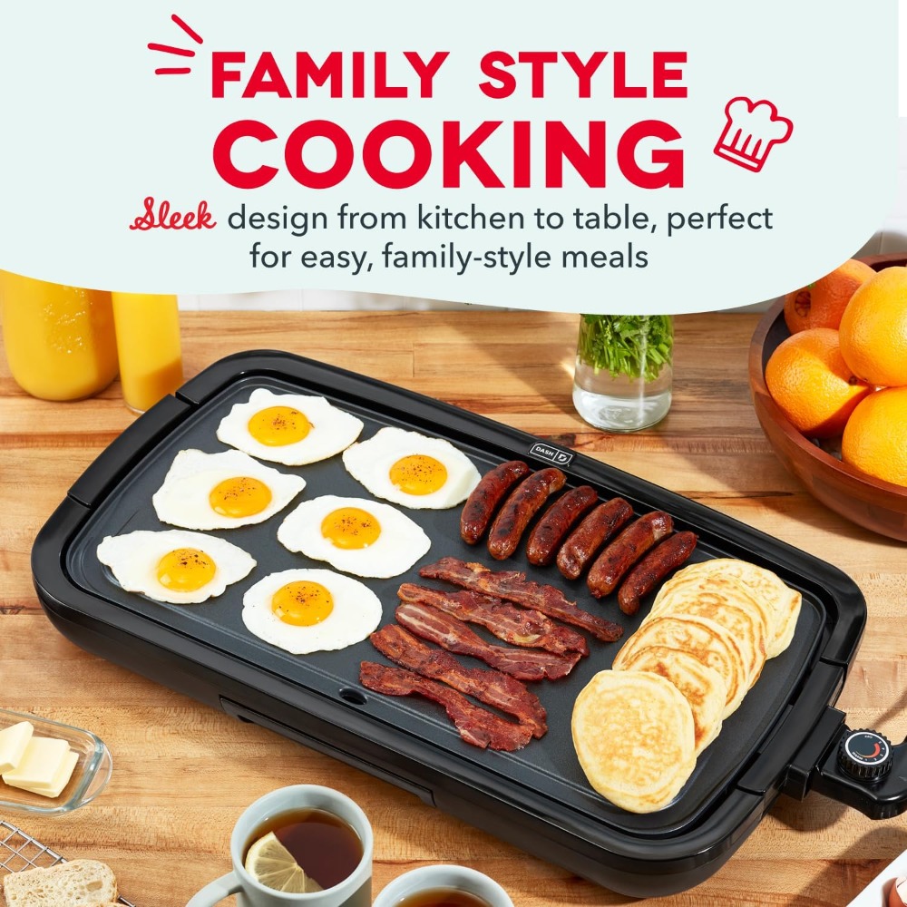 شواية كهربائية مع لوح غير لاصق - مراجعة Electric Griddle Flat Top وسعره