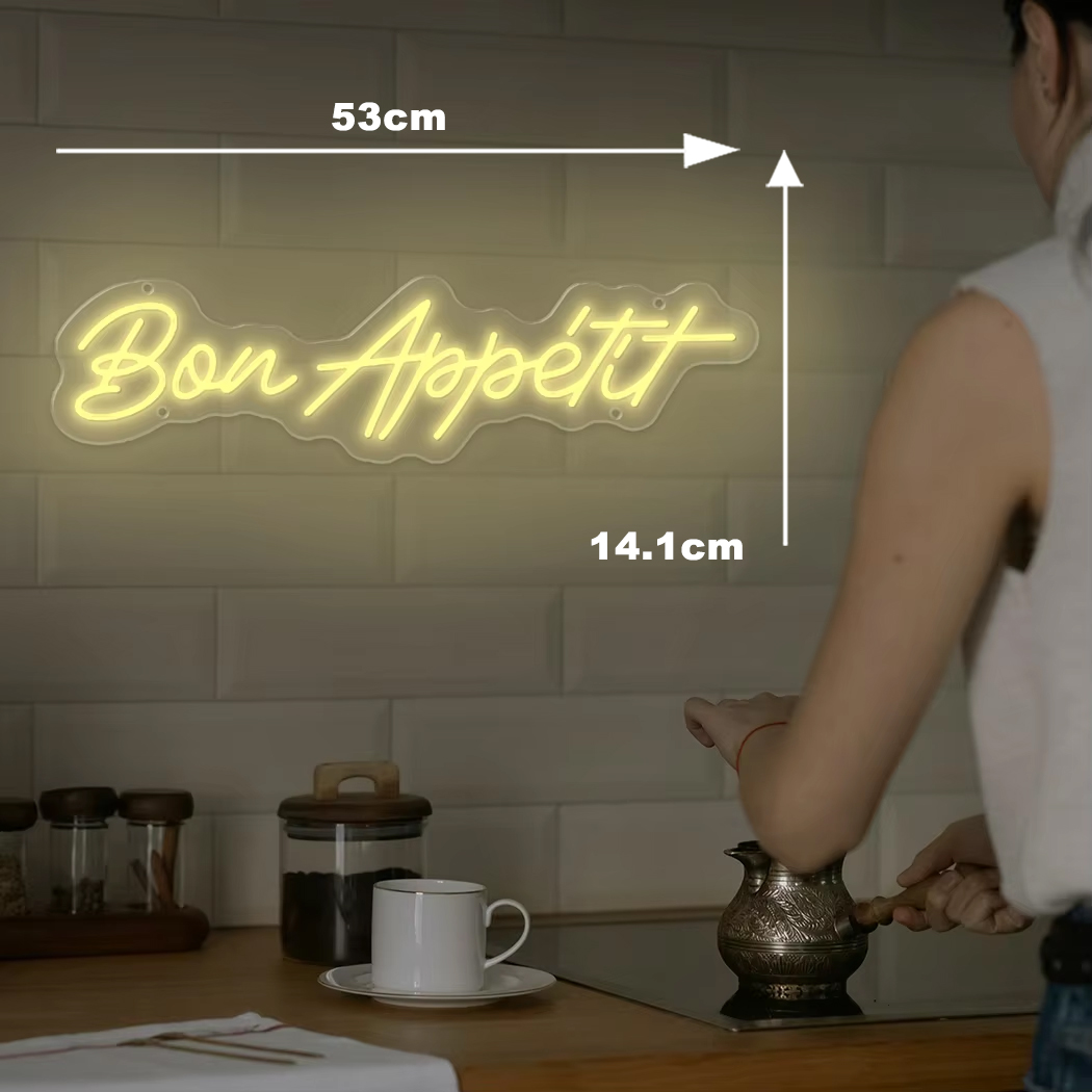 Bon Appetite النيون LED تسجيل  - مراجعة Commercial Kitchen Store وسعره