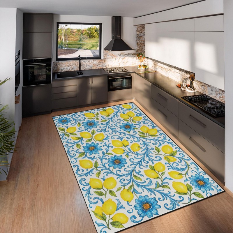 سجادة مطبخ بتصميم فسيفساء البح - مراجعة Commercial Kitchen Tile Flooring وسعره