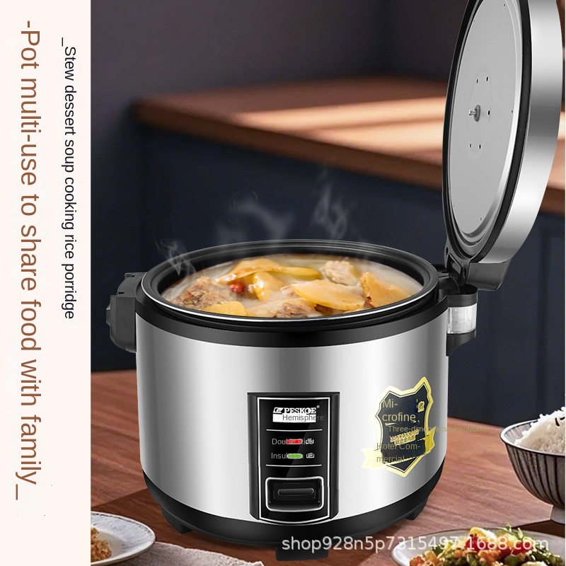 نصف الكرة الإيجابية التجارية غ - مراجعة Commercial Rice Cooker وسعره