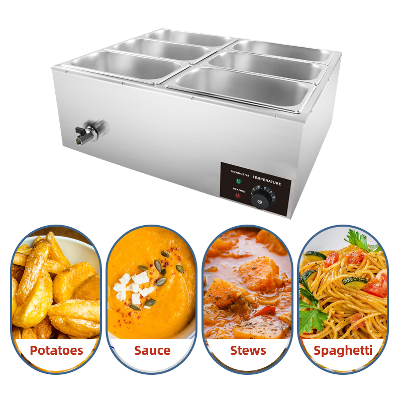 جهاز تسخين الطعام الكهربائي من - مراجعة Bain Marie Food Warmer وسعره