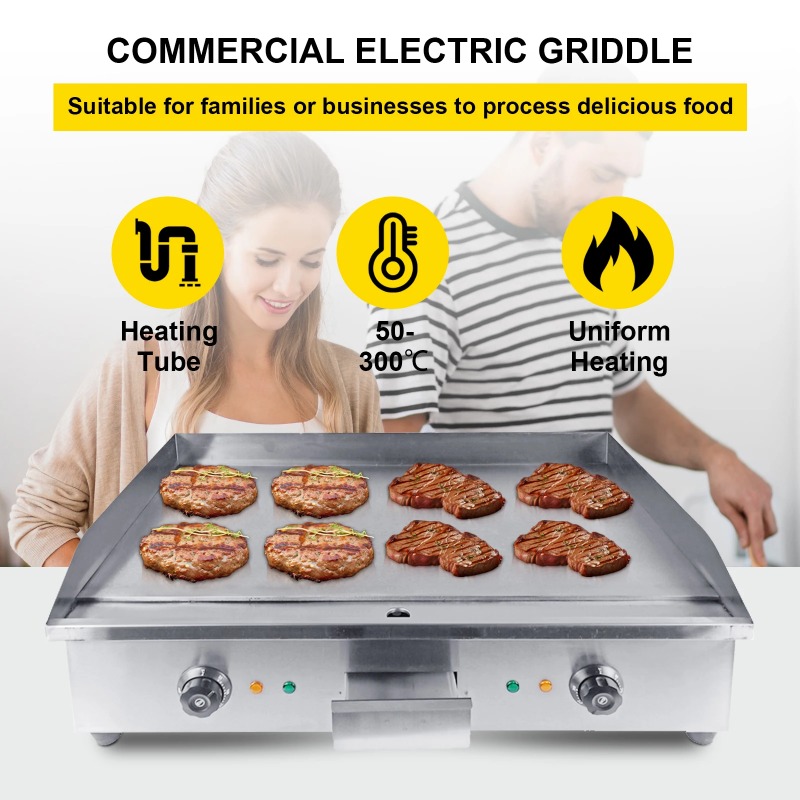 منتج جديد، شواية كهربائية تجار - مراجعة Electric Griddle Flat Top وسعره