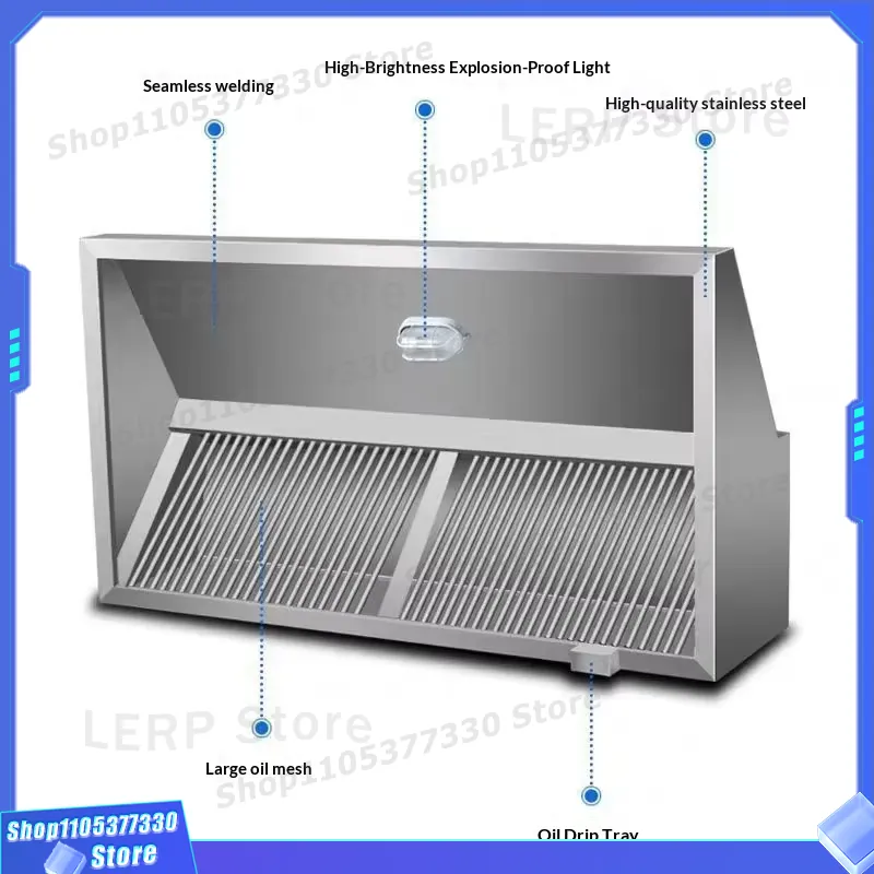 نظام تهوية مدخنة منخفض الضوضاء - مراجعة Commercial Kitchen Chimney وسعره