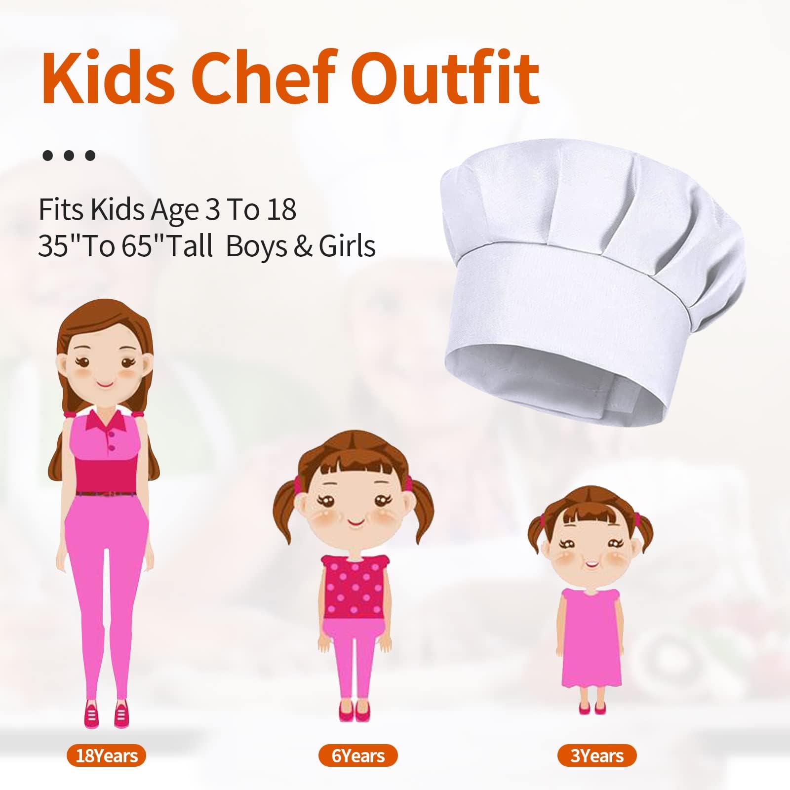 4 قطع قبعات طهاة بيضاء للأطفال - مراجعة Commercial Kitchen Services وسعره