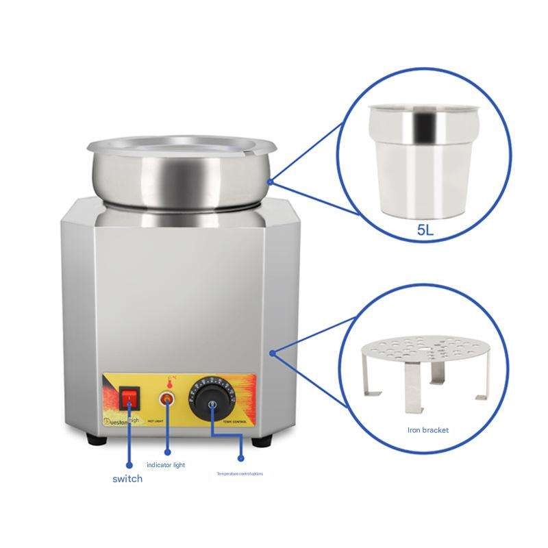 7L صلصة الشوكولاتة دفئا خزان ا - مراجعة Bain Marie Food Warmer وسعره