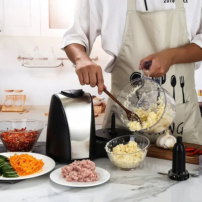 مفرمة ثوم كهربائية تجارية، آلة - مراجعة Commercial Kitchen Grinder وسعره