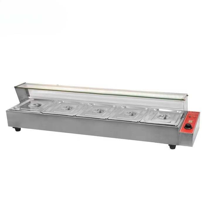 غلاية حساء كهربائية تجارية عرض - مراجعة Bain Marie Food Warmer وسعره