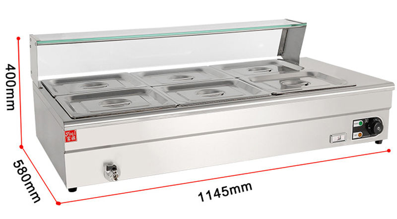 سخان طعام كهربائي عالي الجودة  - مراجعة Bain Marie Food Warmer وسعره